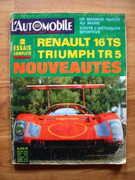 Magazine L'Automobile n°265 - Mai 1968