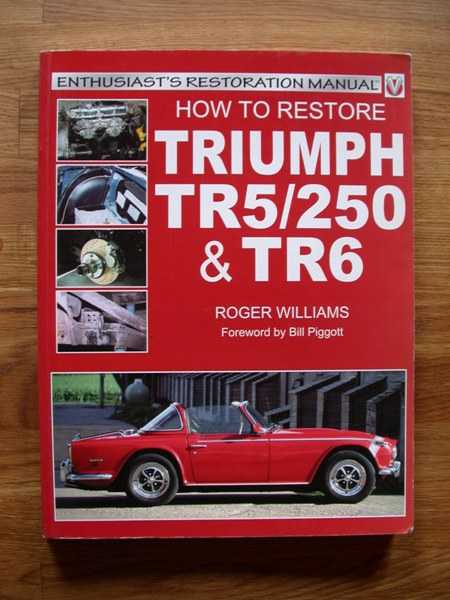 Livre - How to restore TRIUMPH TR5/250 & TR6