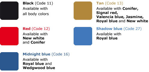 Wedgwood Color Chart